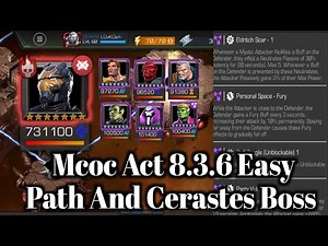 Mcoc Act 8.3.6 Easy Path And Cerastes Boss 🔥