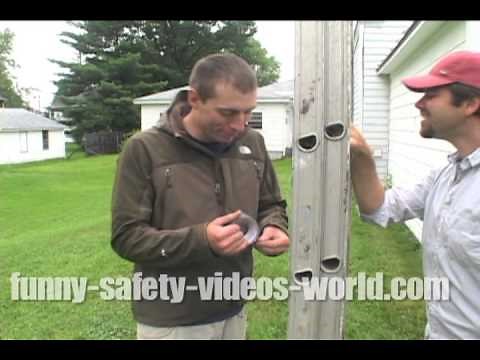 funny safety video for ladders