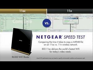 NETGEAR 802.11ac Speed Test
