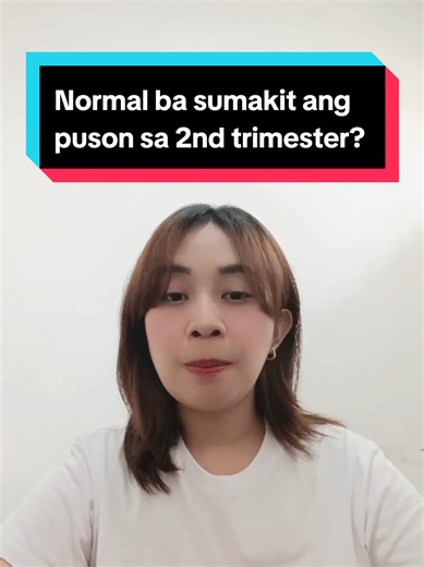 Sumakit ang Puson sa 2nd Trimester ng Buntis?