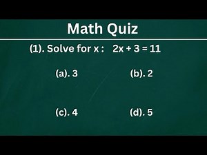 Can You Solve this 6th Grade Math Test