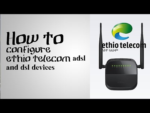 How to configure ethio telecom adsl and dsl devices dlink