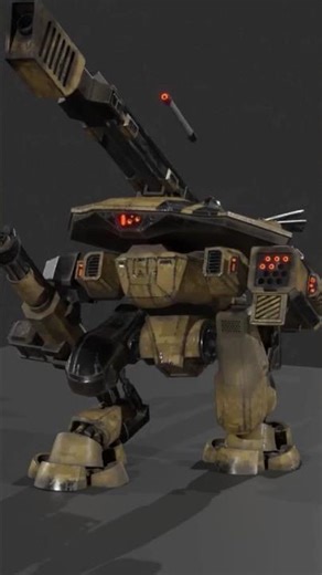 Mech Missile's strike animation in Blender #blender3d #3dsoftware #b3d #animationsoftware