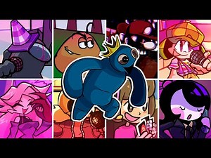 PLAYTIME REMIX but Every Turn a Different Character Sings 🎤 ( FNF PLAYTIME REMIX ) 💜