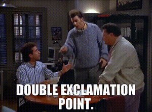 Double exclamation point.