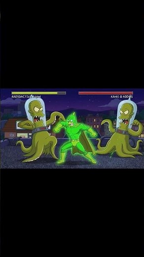 Radioactive Man vs. Aliens: FATALITY #thesimpsons