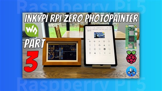 树莓派 Zero 2W 全彩电子纸显示屏，InkyPi！