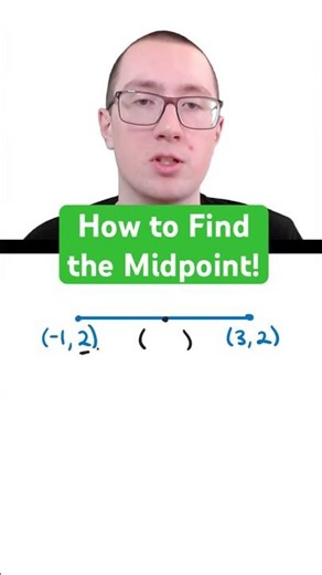 How to Find the Midpoint of a Line Segment!