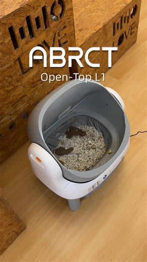ABRCT Open Top L1 Automatic Self-Cleaning Litter Box #automaticlitterbox #catlitterbox