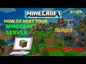 HOW TO HOST A MINECRAFT SERVER IN YOUR PC?! | SPIGOT | +PLUGINS