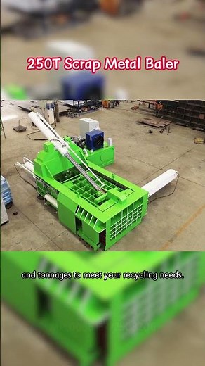 250T Scrap Metal Baler Machine for Efficient Steel Recycling | Heavy-Duty Metal Baling Press Machine