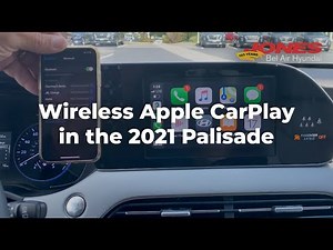WIRELESS Apple CarPlay in the 2021 Hyundai Palisade