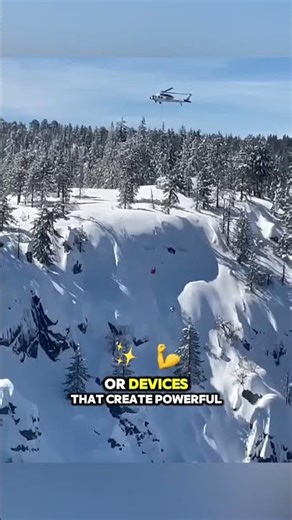 They trigger avalanches… to save lives #Avalanche #Engineering #Technology #Explore