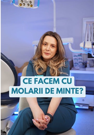 Consultă un stomatolog pentru măseaua de minte dureroasă