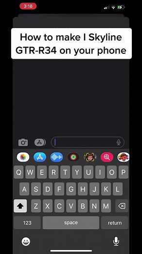 How to Make a Skyline GTR-R34 Using Keyboard Symbols