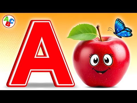 🍎 A is for Apple | A A Apple 🍎 | Learn Letter A, Phonics & Letter Sound 🔤 | ABC Song for Kids 🎵🌈