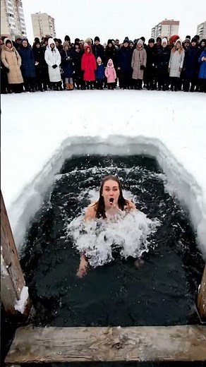 Cold Water Challenge: Fun & Healthy Swim! ❄️🏊‍♀️