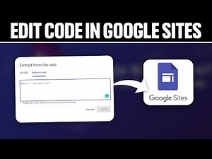 How To Edit Code in Google Sites 2025! (Full Tutorial)