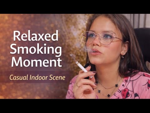 Calm Smoking Moment | Relaxed Portrait Session