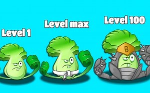 PvZ 2植物对战 - 所有植物等级1对战等级最高，等级100对战平安巨人僵尸