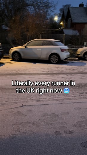 UK Runners Training in Extreme Cold for Spring Marathons