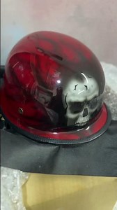 Half helmet #skull #helmet #airbrushpaint #customhelmet