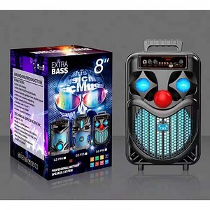 [Hot Item] New Model Funny Clown Design Portable Home Theater Mini Karaoke Wireless Bluetooth Audio Speaker