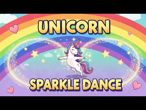 Unicorn Sparkle Dance 🦄✨ | Magical Kids Song | Happy Tales & Tunes