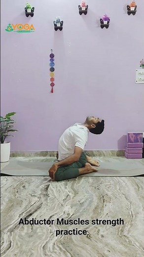 Abductor( Hip) Muscles Exercise #yogawithbrajendra #hipexercise #yogapractice #wellness #yogadaily
