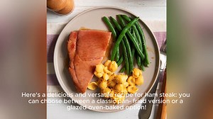 ham steak recipe