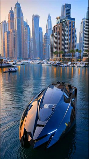 Dubai's Most Luxury Aggressive Yacht Just Hit the Water #dubai #yacht #shorts