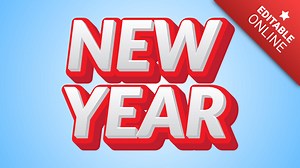 Red 3D Style Text Effect | Font Generator