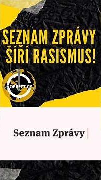 Rasistické Seznam zprávy #propaganda #media #seznamzpravy #rasismus #incorrectcz