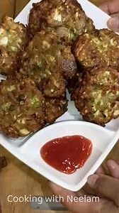 Crispy Cabbage Fritters Recipe | Easy Cabbage Pakoda | Quick Tea Time Snack #shorts