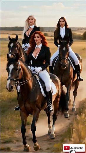 Percheron Horses of France – Eleonora, Ester & Helena Ride in Cinematic Elegance