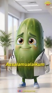 🥒 “Main Cucumber (Kakdi) hoon… mujhe bhool gaye na aap?” 😌 #Kakdi #CucumberLover #HealthyChoice #DesiSehat #NaturalCooling #littlehakeemclub | Hakeem Abdul Qadir Attari