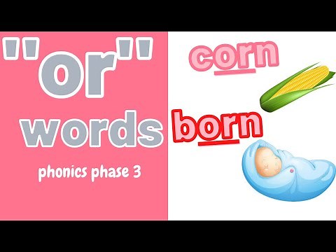 Jolly Phonics | 'or' Words | Blending Phonics Phase 3