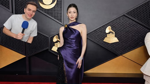 Grammys red carpet — drama, always