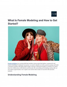 What Is Female Modeling and How to Get Started_ (1) - SlideServe