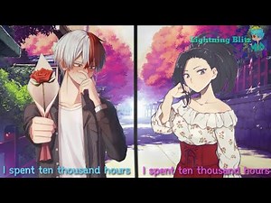 Nightcore "10,000 Hours" (Switching Vocals)