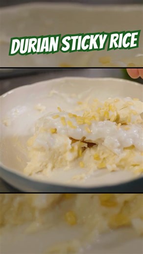 This Durian Sticky Rice Tastes like Ice Cream 😋