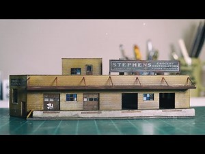 Walthers Grocery Distributor Kit Build in HO Scale