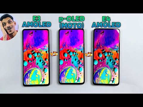 p-OLED (MOTO' s) Vs E3 AMOLED Vs E4 AMOLED Display Test // Moto G52 Ke p-OLED Me Gadbad ?