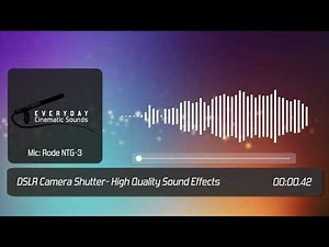 DSLR Camera Shutter | HQ Sound Effects
