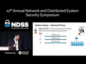 NDSS 2020 Dynamic Searchable Encryption with Small Client Storage
