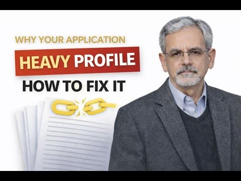 Why Your Application Profile Feels "Heavy" and How to Fix It! #statementofpurpose #studyabroad