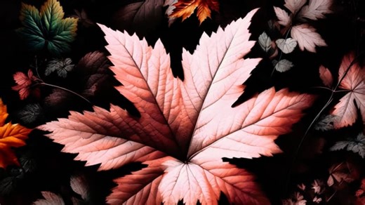 Leaves, Autumn, Pattern. Free Stock Video