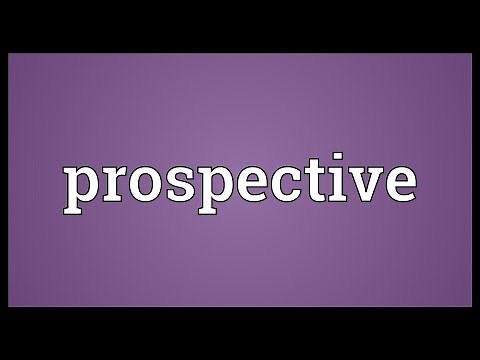 Prospective Meaning
