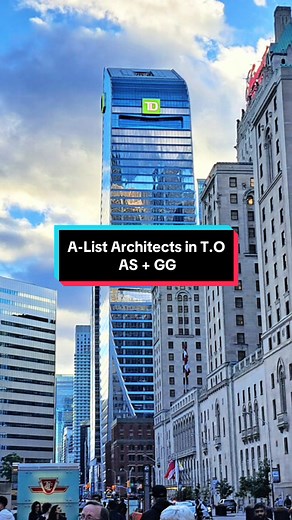 Part 3 of highlighting A-list architects in #Toronto! This time we’re headed to Front Street. #td #architecture #torontolife #construction #fypシ゚ #urbantoronto #torontotiktok #fyp #dubai #jeddah #nyc #skyline #city #ontario #skyscraper