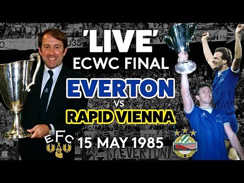 FULL GAME: EVERTON V RAPID VIENNA | 1985 EUROPEAN CUP WINNERS' CUP FINAL!